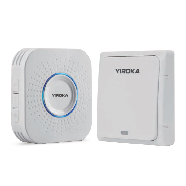 YIROKA motion sensor doorbell battery free wireless doorbell with 4 grade volume adjusting