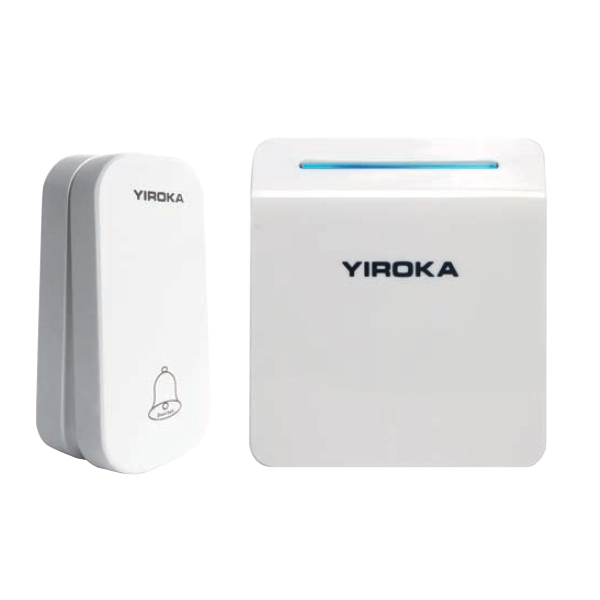 YIROKA waterproof wireless doorbell and door chime for business