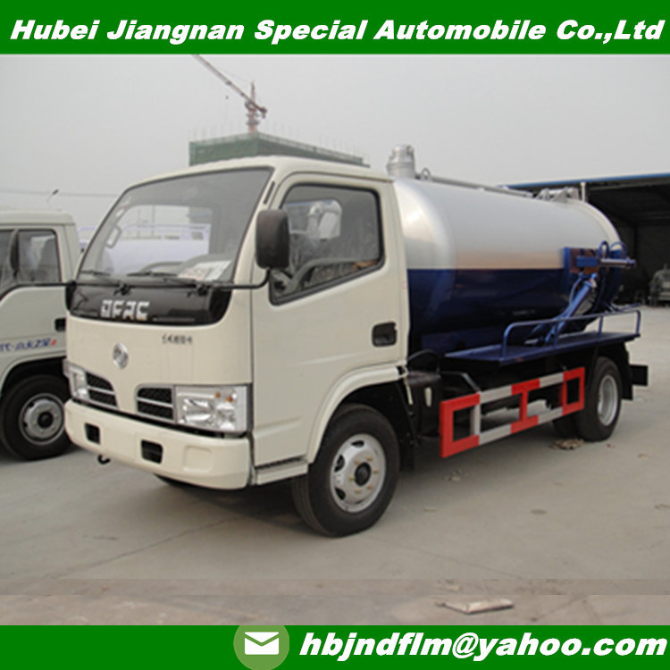 China FOTON DFAC JMC 5cubic vacuum sewage suction truck for sell