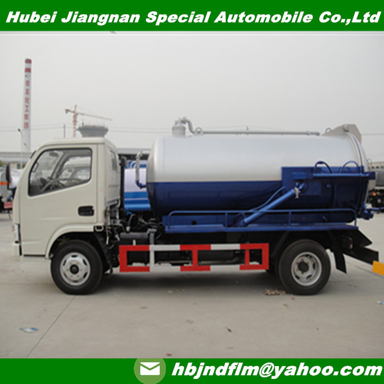 China FOTON DFAC JMC 5cubic vacuum sewage suction truck for sell