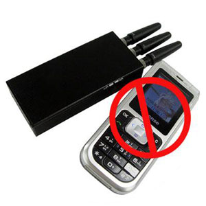 Portable Mini Mobile Phone Signal Jammer Stopper Isolator Blocking CDMAGSM3GDCSPHS GPS Signal W Inbuilt Battery