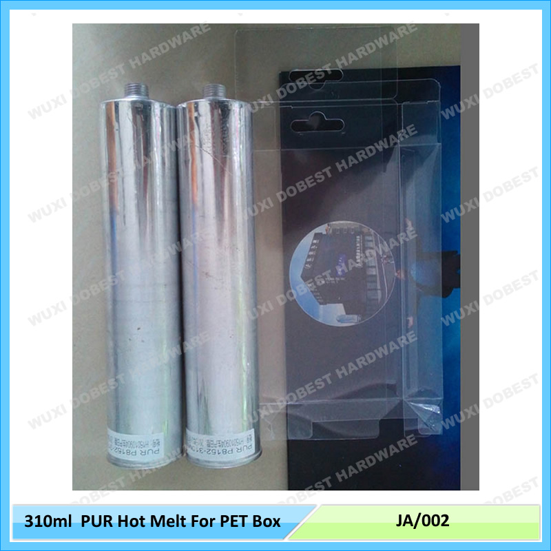 PET Plastic Box Aluminum Cartridge PUR Hot Melt Dispensing Sealant