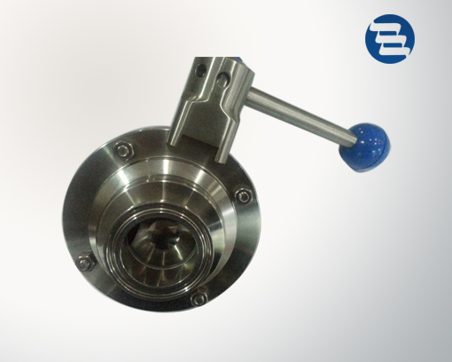 Sanitary Stainless Steel Clamped Welded Threaded Joint Butterfly Type Ball Valve