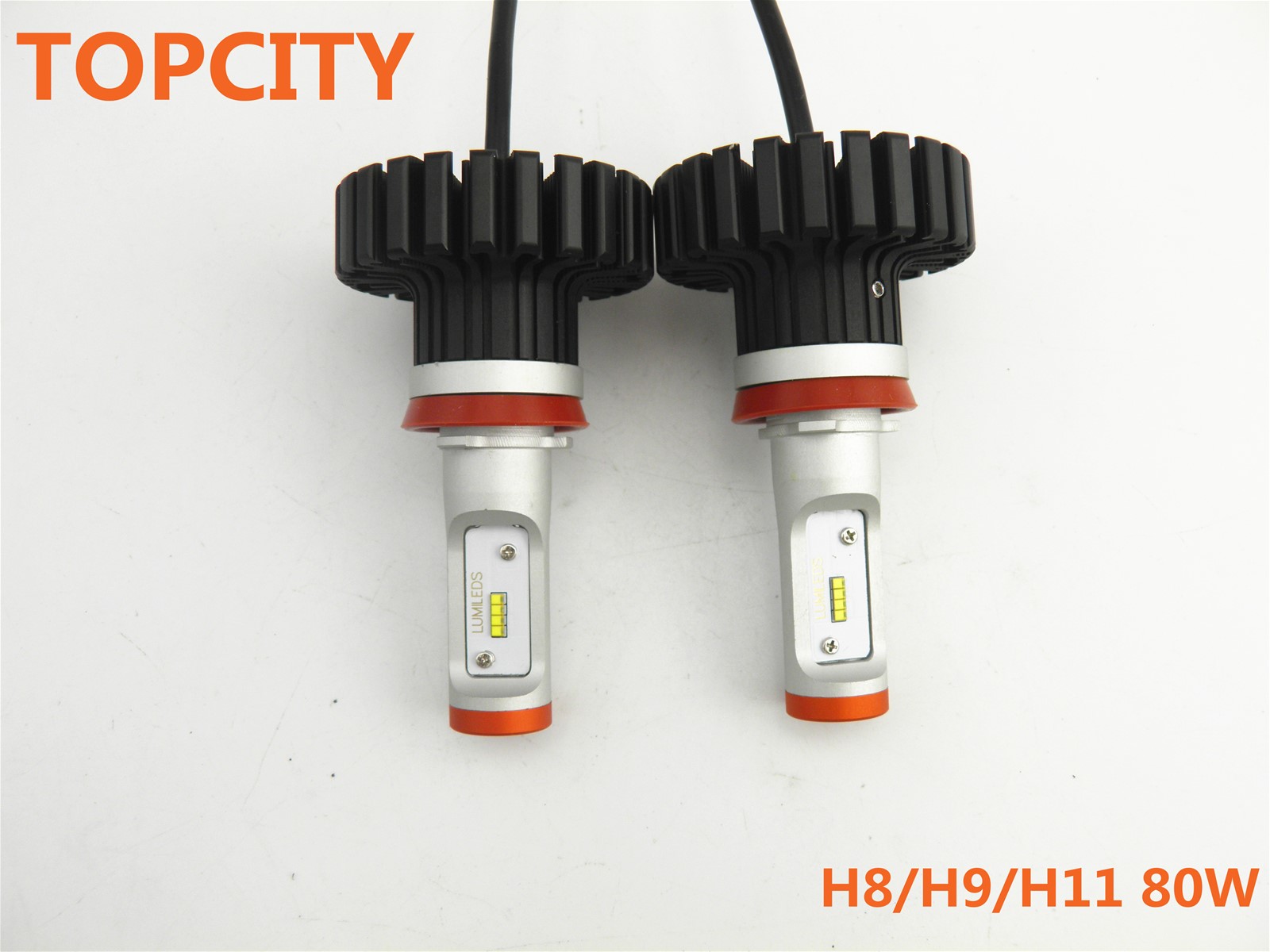 Topcity Factory Selling Directly X623 G6 ZES Chips 80W Car Head Light Bulbs H8 H9 H11 H16J Single Beam White Head Lamp