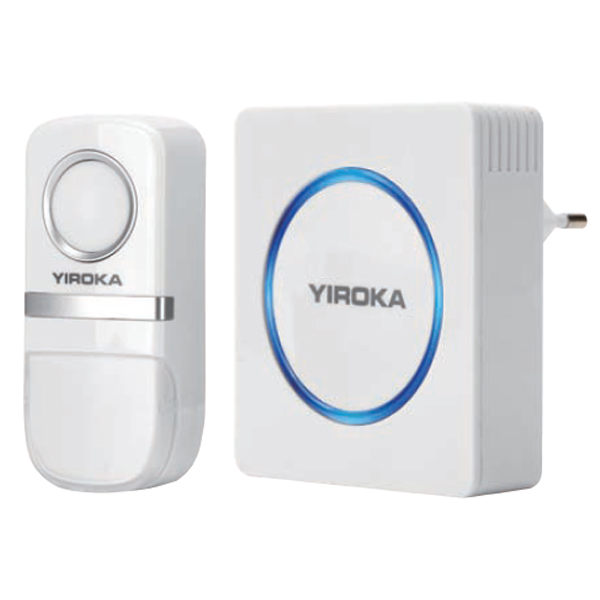 YIROKA wireless doorbell for office with small wireless doorbell