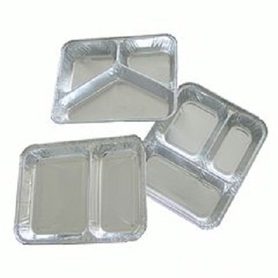 3chamber Aluminum Foil container