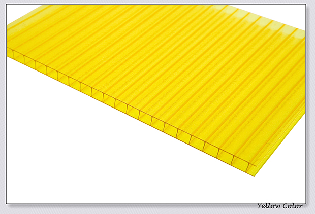 ISO certificate lexan Frosted Polycarbonate Hollow Sheet from china supplier