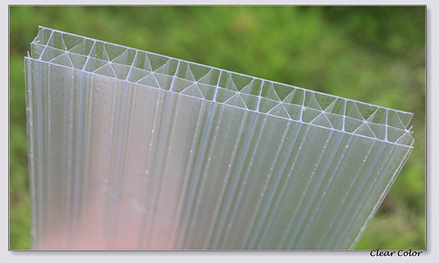 UV blocking fireproof hollow xstructure polycarbonate sheet for skylight