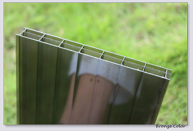 T Lexan Mokrolon Blue Multiwall Triple Wall Polycarbonate Sheet for Roof