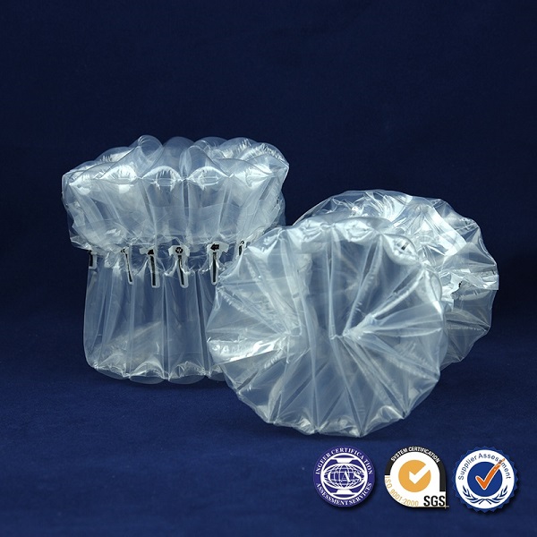 Factory wholesales air inflatable cushion packaging colunm bags for glass can