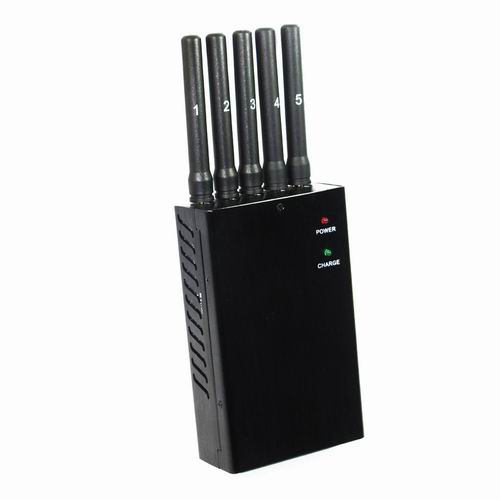 3G4G All Frequency Portable Cell Phone Jammer with 5 Powerful Antenna 4G LTE 4G Wimax