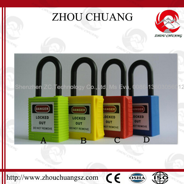 GPS 76mm nonconductive xenoy padlock with customized logo