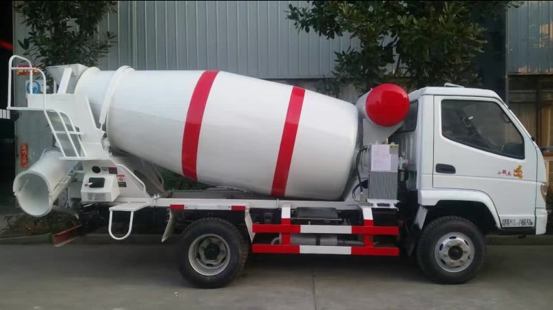 Foton SHIFENG KAMA 3cubic small Concrete mixer truck for sale