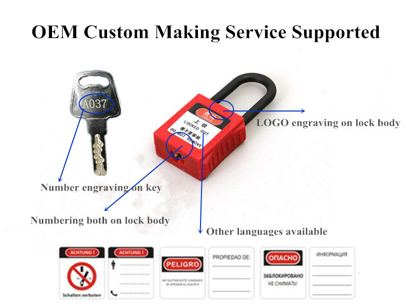 Safety vending machine security padlock steel lockout hasp