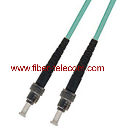 STST OM3 Multi mode Simplex AQUA Fiber Optic Patch Cord