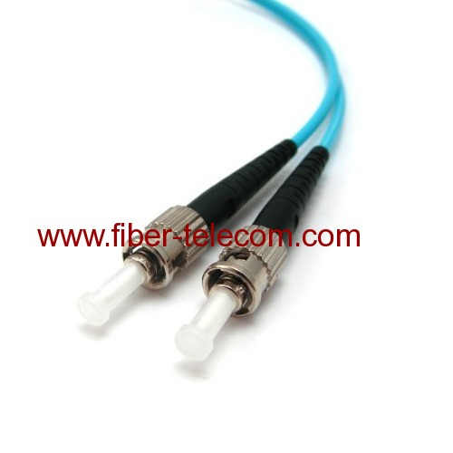 STST OM3 Multi mode Simplex AQUA Fiber Optic Patch Cord
