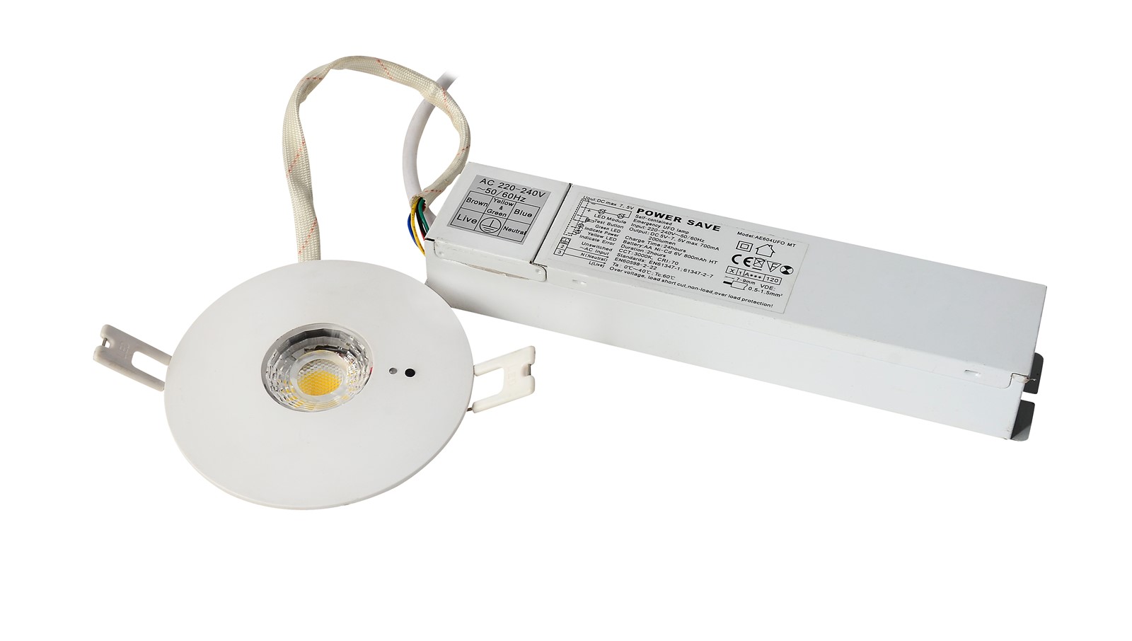 LED 5W UFO Non Maintained Plastic Emergency LED Ceiling Light EML003