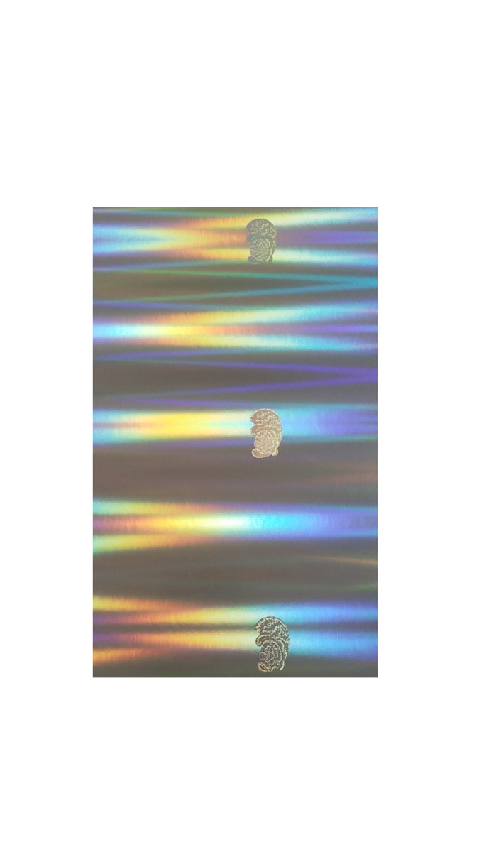 Holographic pattern paper