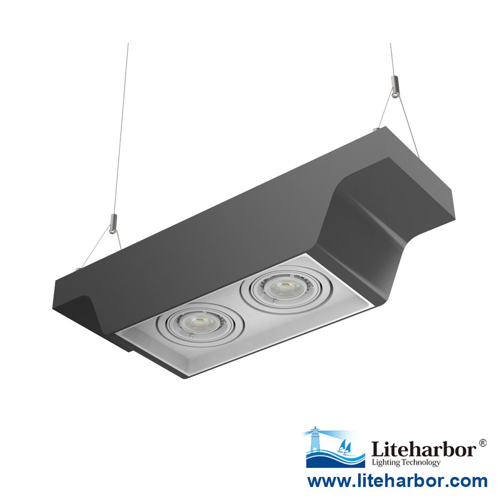 led lighting companyPendent Mount Twin GU10 LED 8W Multiple can light