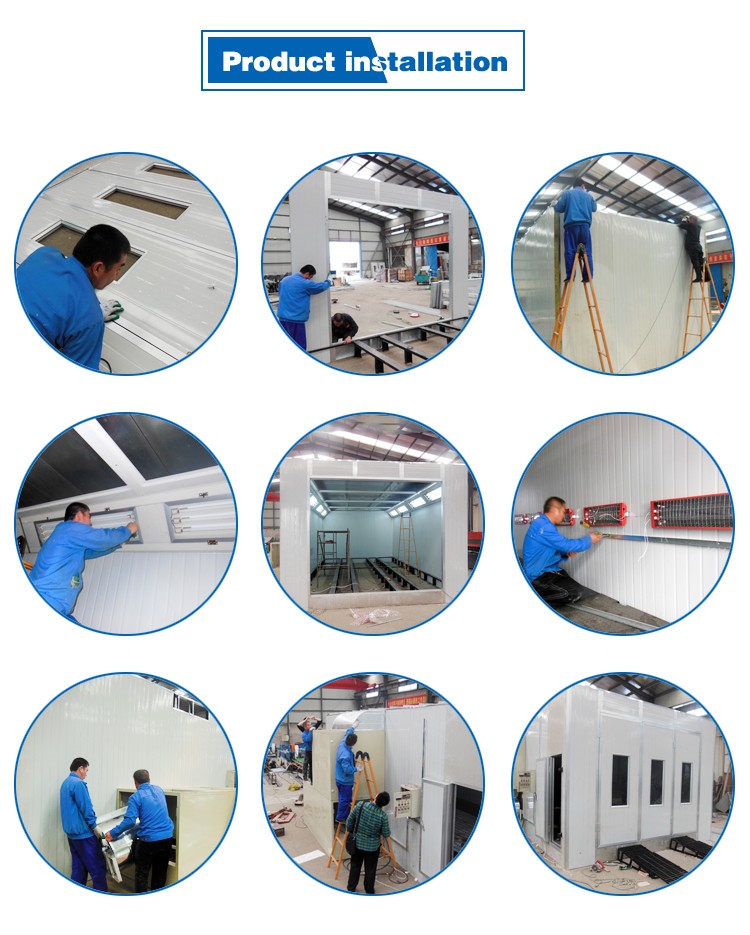 Auto Body Refinishing Drying Paint Booth Oven