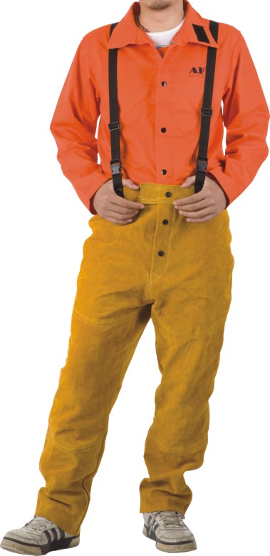 Gallus design welding leather pants leather welding pants