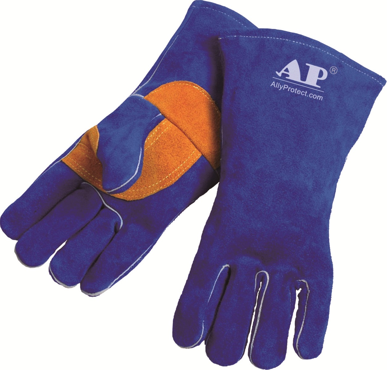 AP1201 High Quality Safety Leather Welding Gloves Coe Gloves Split Glove
