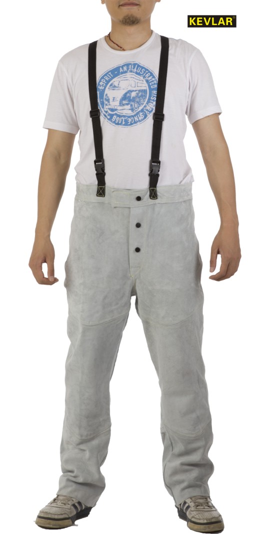 Gallus design welding leather pants leather welding pants