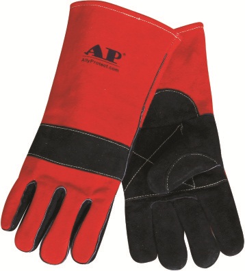 AP0505 Chinese Supplier Safety welding leather glove Safety Protection Glove