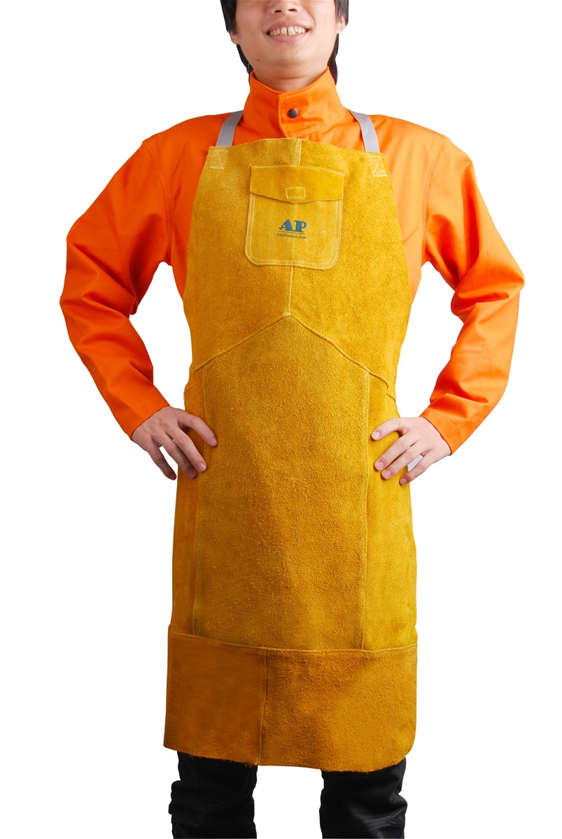 Full protect for body front welding leather bib apron