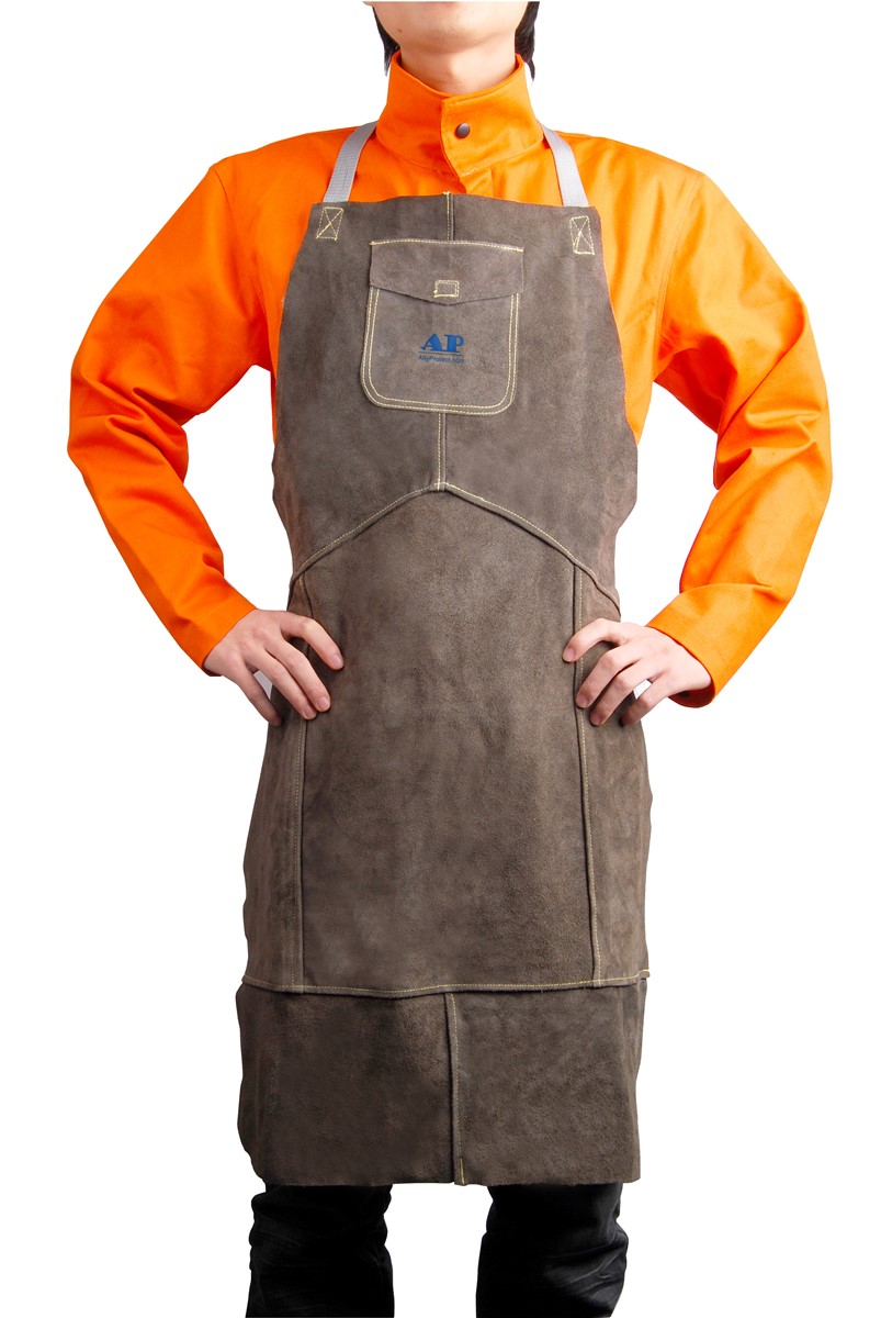 Full protect for body front welding leather bib apron