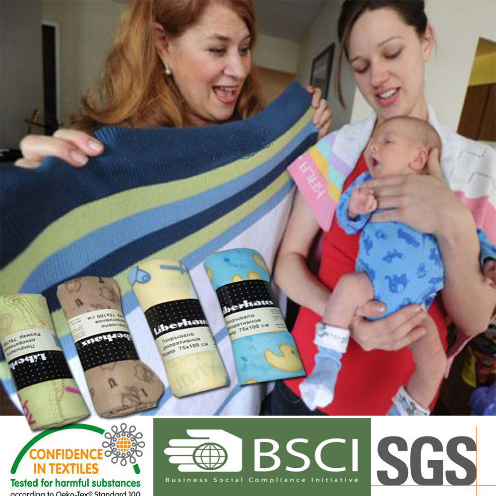 Ultra soft muslin swaddle baby blanket