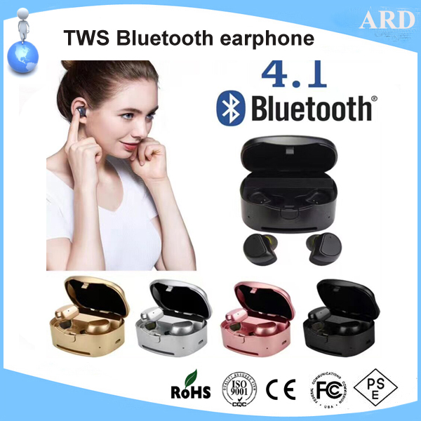 2017 new products top grade wireless tws earphone bluetooth headset