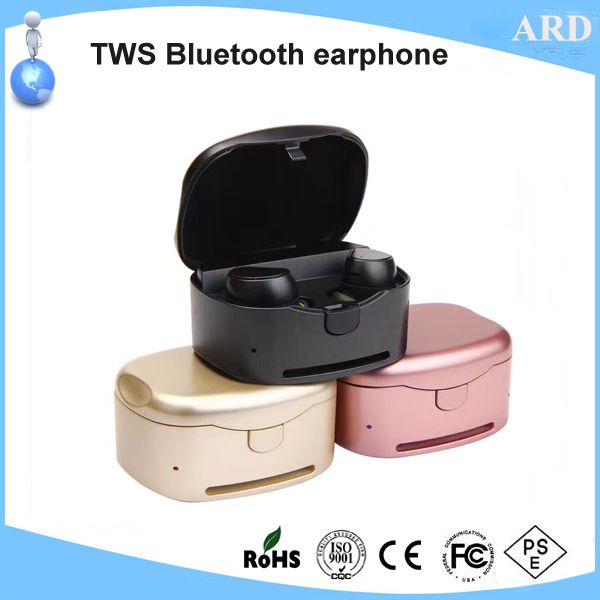 2017 new products top grade wireless tws earphone bluetooth headset