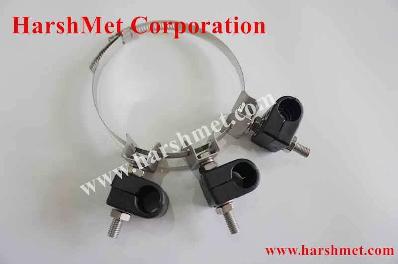Stainless Steel Hose clamp type cable clamp