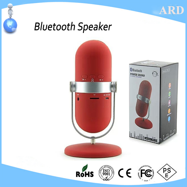 New style microphone shape stereo wireless bluetooth speaker
