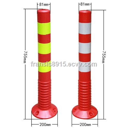 PU warning column plastic 75cm