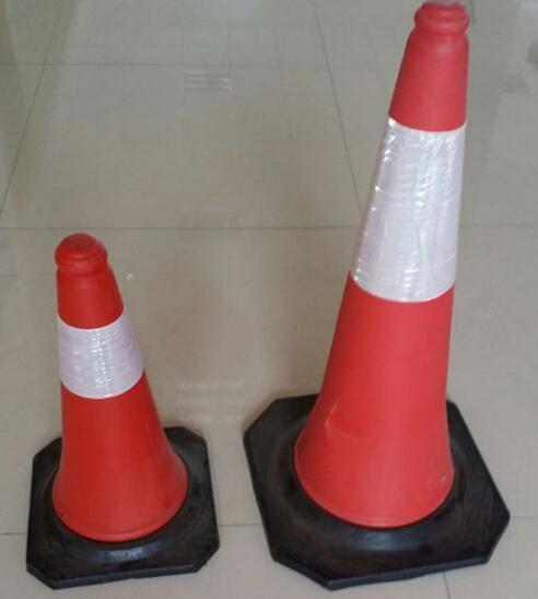 Reflective PE traffic cone Flexible safety durable road cone