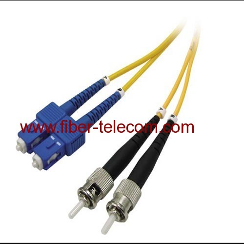 SCST Single Mode Duplex Fiber Optic Patch Cord