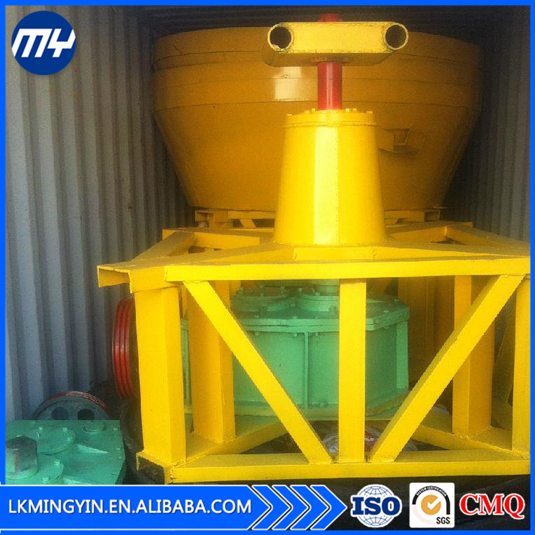 Wet pan mill for gold mining
