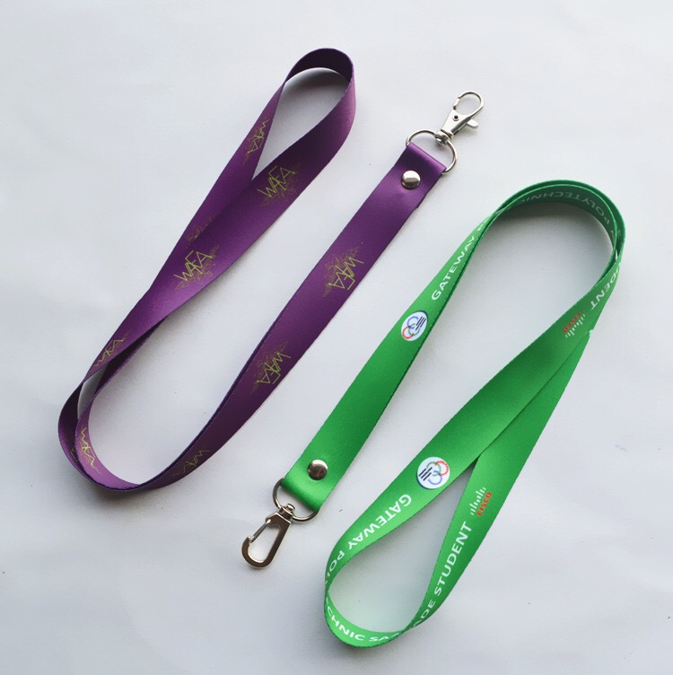 Cusotm high quality sublimation lanyard with key ring