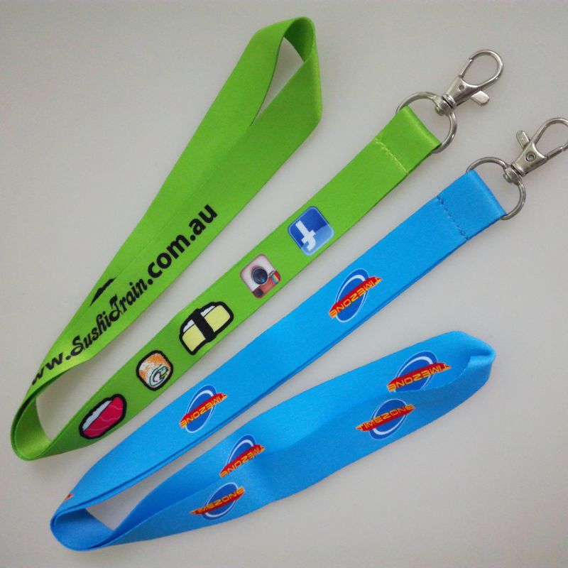 2017 popular sublimation polyester custom lanyard china wholesale