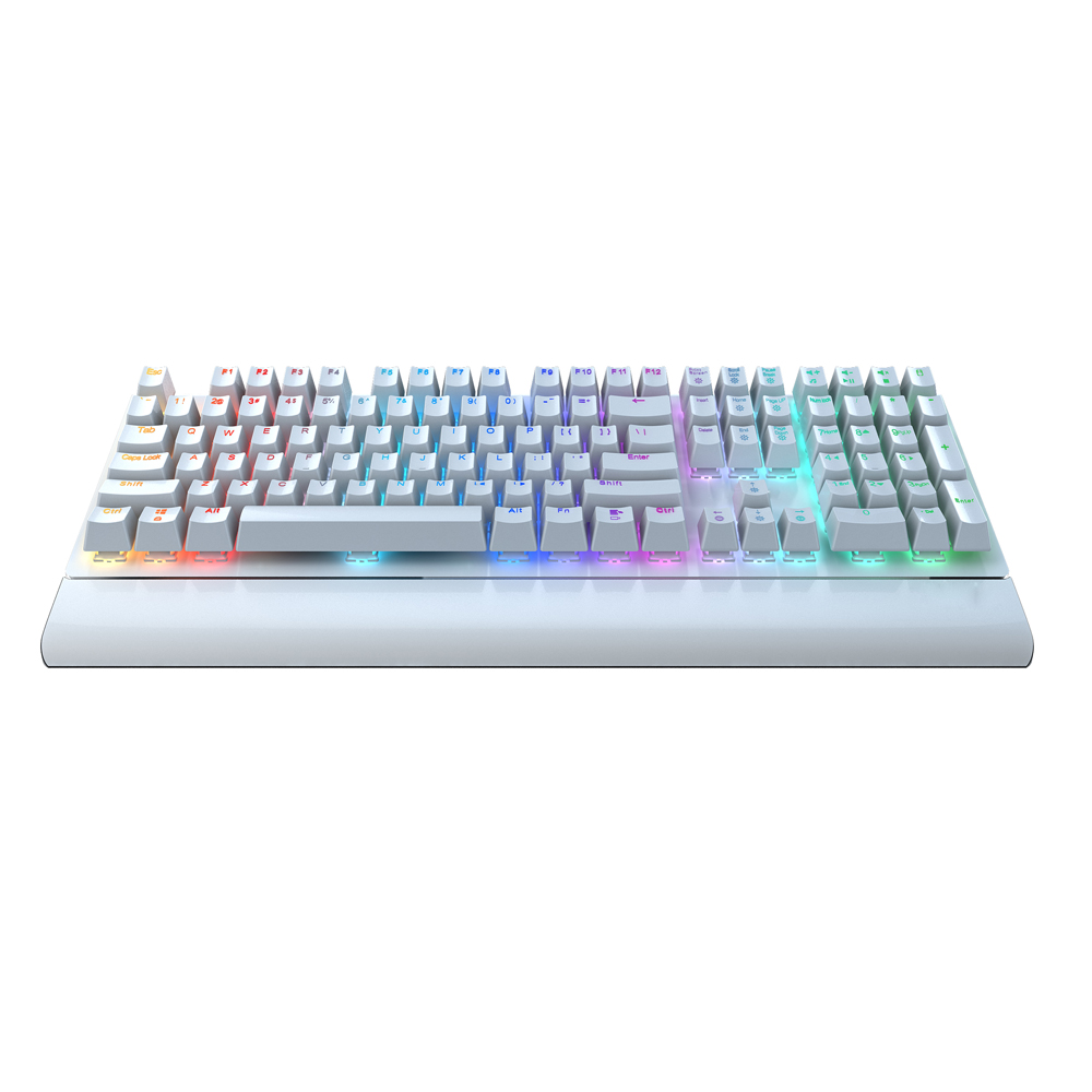 Cool side logo light computer mechanical keyboard gaming clear and crisp keys board