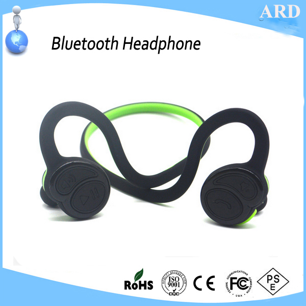 High quality neckband super bass flexible sport wireless bluetooth headphone