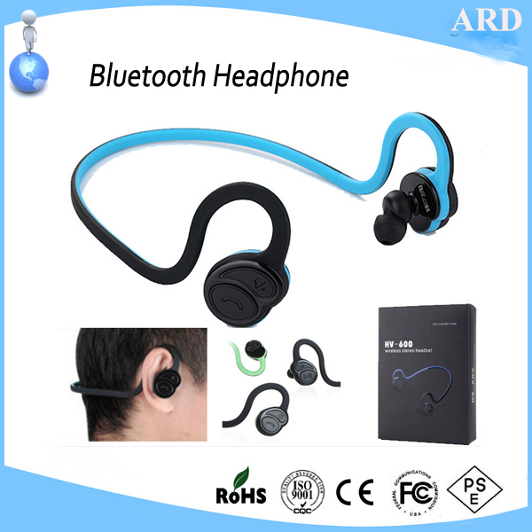 High quality neckband super bass flexible sport wireless bluetooth headphone