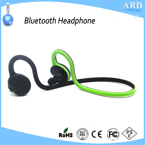 High quality neckband super bass flexible sport wireless bluetooth headphone