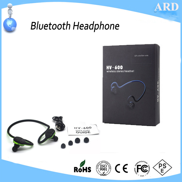 High quality neckband super bass flexible sport wireless bluetooth headphone