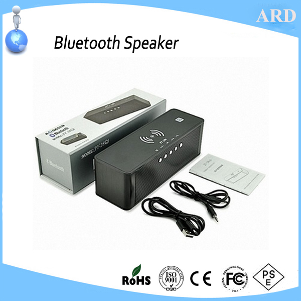 Popular top quality metal QI charger wireless stereo V30 mini bluetooth speaker