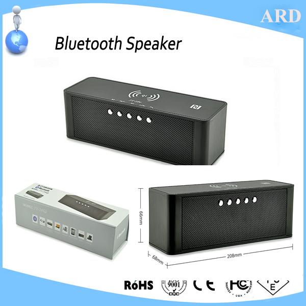 Popular top quality metal QI charger wireless stereo V30 mini bluetooth speaker