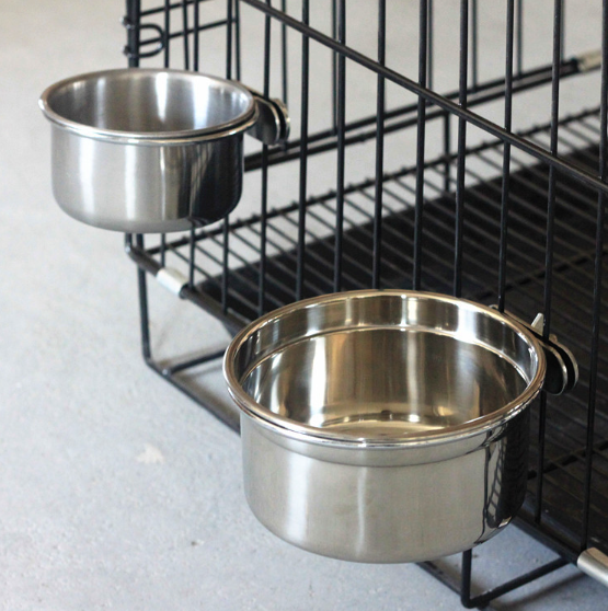 hanging dog bowls