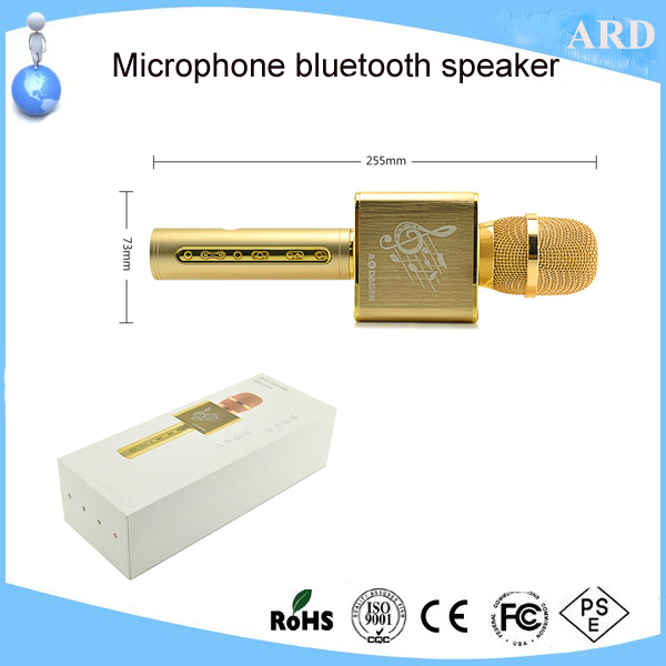 2017 innovative karaoke microphone bluetooth speaker